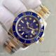 Knockoff Rolex Submariner 2-Tone Blue Dial Diamond Markers Watch (3)_th.jpg
